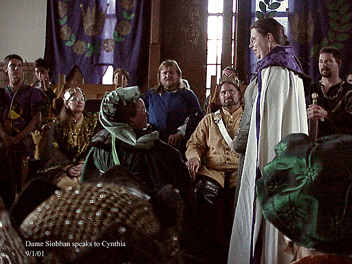 Dame Siobhan takes back the baldric